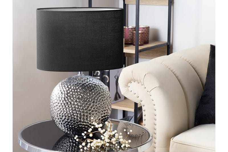 Bordlampe Nasva 35 Cm - Hvit - Belysning - Innendørsbelysning & Lamper - Bordlampe