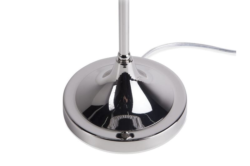 Bordlampe Sajo L 26 cm - Sølv - Bordlampe - Vinduslampe på fot - Lamper gang - Nattbordslampe stående - Vinduslampe