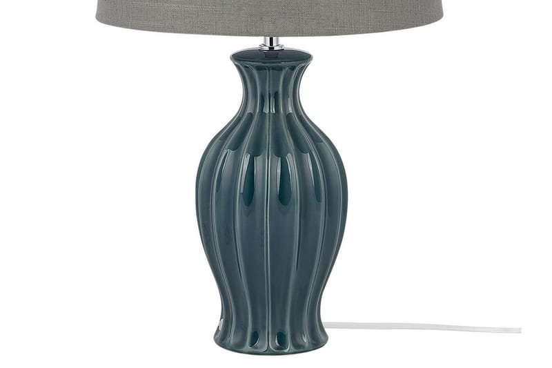 Bordlampe Samina 35 cm - Grønn - Bordlampe