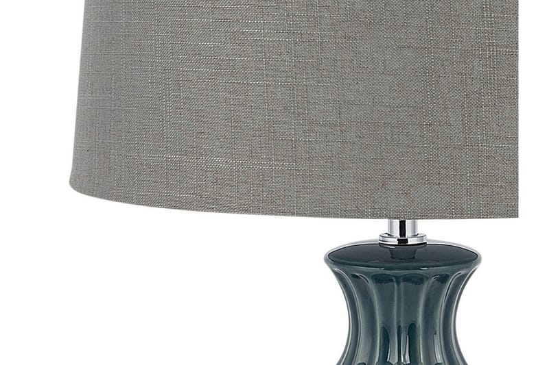 Bordlampe Samina 35 cm - Grønn - Bordlampe