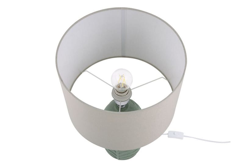 Bordlampe Sandusky - Grønn - Vinduslampe - Bordlampe - Vinduslampe på fot - Nattbordslampe stående - Lamper gang