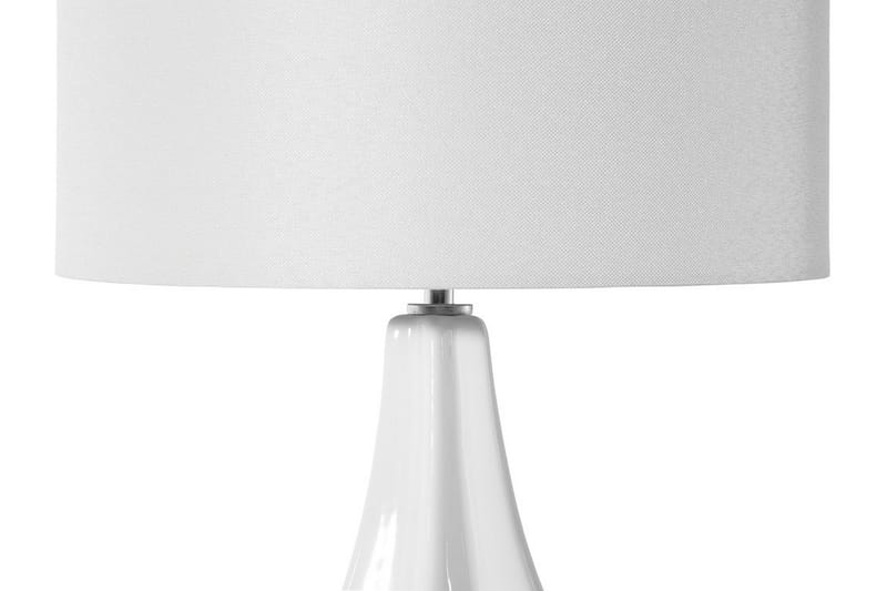 Bordlampe Santee 32 cm - Hvit - Bordlampe - Vinduslampe på fot - Lamper gang - Nattbordslampe stående - Vinduslampe