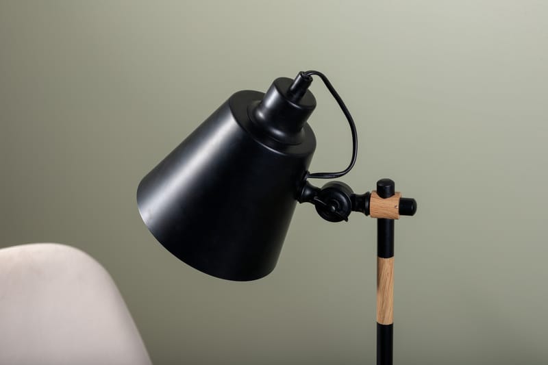 Bordlampe Skottie - Svart - Bordlampe - Vinduslampe på fot - Lamper gang - Nattbordslampe stående - Vinduslampe