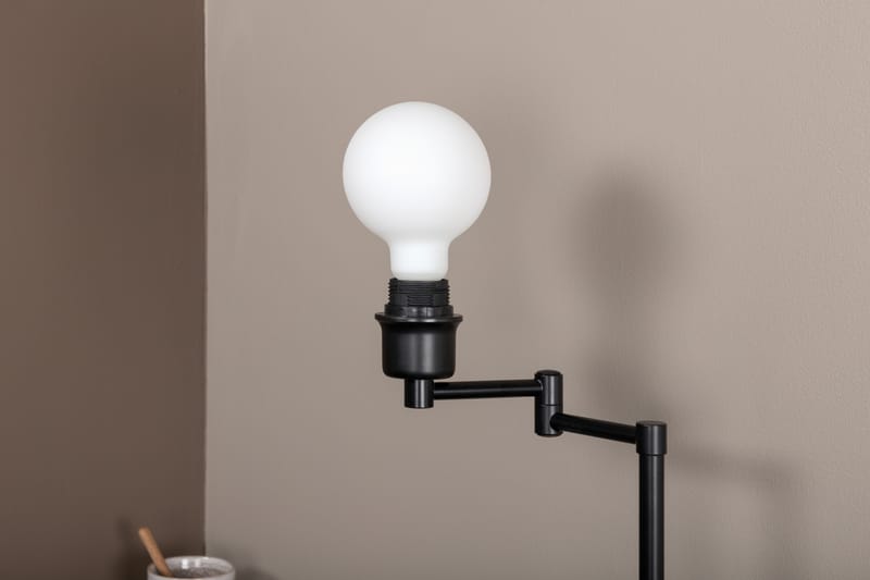 Bordlampe Virron Svart - Bordlampe - Vinduslampe på fot - Lamper gang - Nattbordslampe stående - Vinduslampe