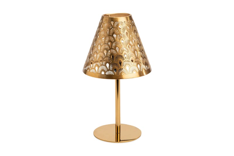 Bordlampe Vuono - Gull - Vinduslampe - Bordlampe - Vinduslampe på fot - Nattbordslampe stående - Lamper gang