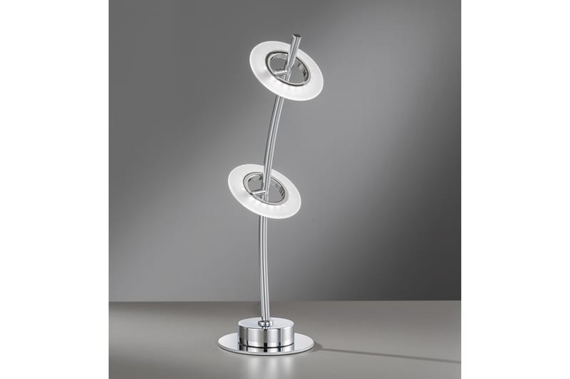 Bordlampe Philippa - Krom - Bordlampe - Vinduslampe på fot - Lamper gang - Nattbordslampe stående - Vinduslampe