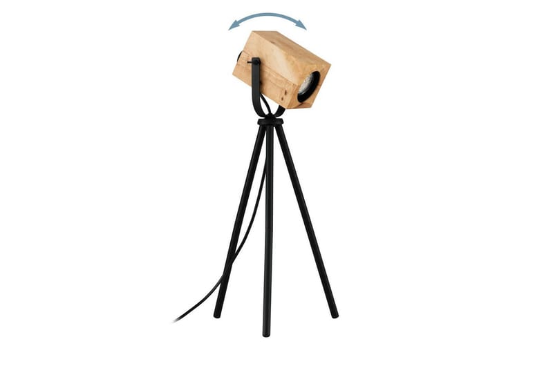 Bordlampe Eglo Ayles - Brun/Svart - Belysning - Innendørsbelysning & Lamper - Bordlampe