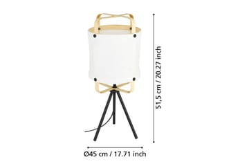 Bordlampe Eglo Surfleet - Svart - Belysning - Innendørsbelysning & Lamper - Bordlampe