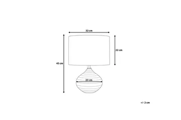 Kuban Bordlampe 32 cm - Sølv - Belysning - Innendørsbelysning & Lamper - Bordlampe