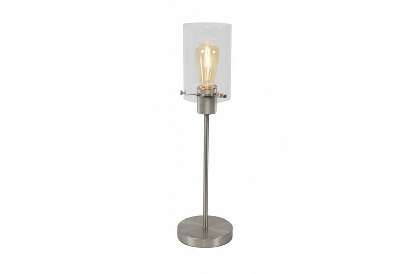 Light & Living Vancouver Bordlampe 55 cm - Sølv - Vinduslampe - Bordlampe - Vinduslampe på fot - Nattbordslampe stående - Lamper gang