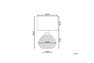 Madon Bordlampe 32 cm - Sølv - Belysning - Innendørsbelysning & Lamper - Bordlampe