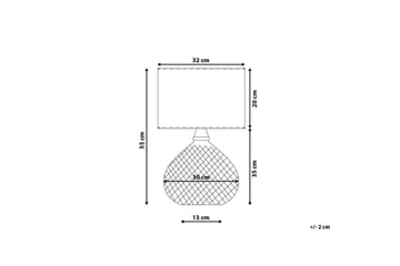 Madon Bordlampe 32 cm - Sølv - Belysning - Innendørsbelysning & Lamper - Bordlampe