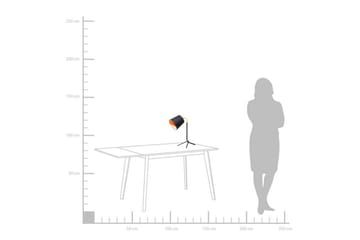 Mooki Bordlampe 28 cm - Svart - Belysning - Innendørsbelysning & Lamper - Bordlampe