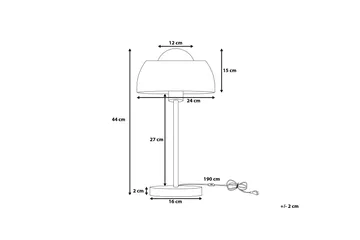 Senette Bordlampe 24 cm - Sølv - Belysning - Innendørsbelysning & Lamper - Bordlampe