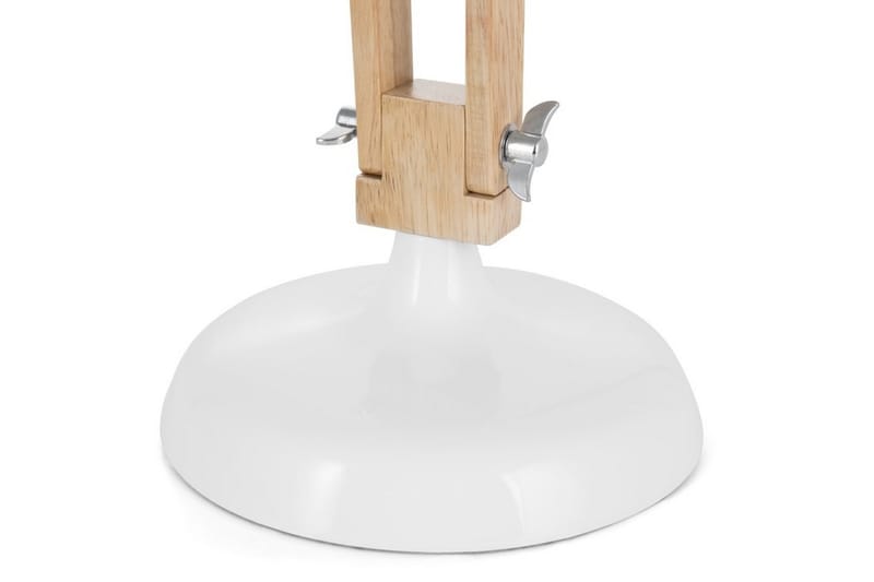 Skrivebordslampe Salado 53 cm - Hvit - Leselampe bord - Skrivebordslampe & kontorlampe