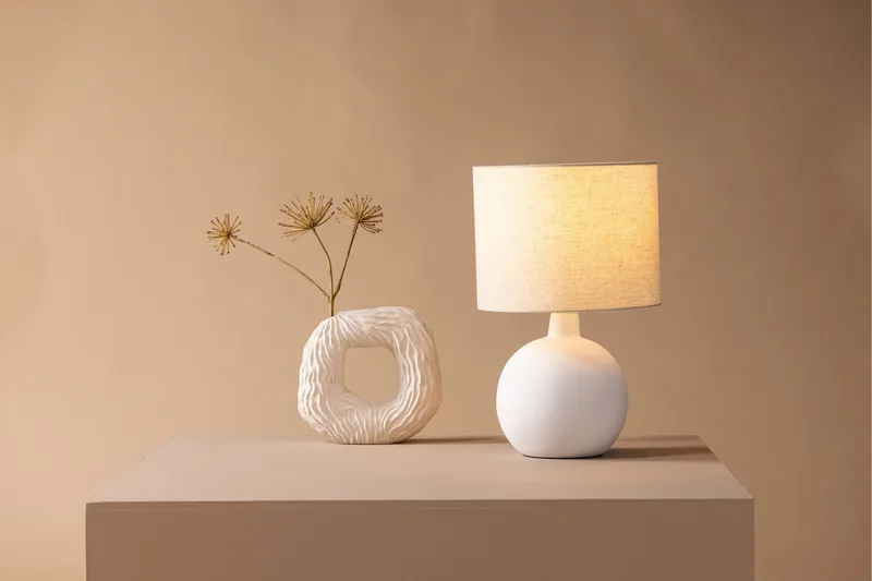 Torcello Bordlampe 51 cm - Beige - Belysning - Innendørsbelysning & Lamper - Bordlampe