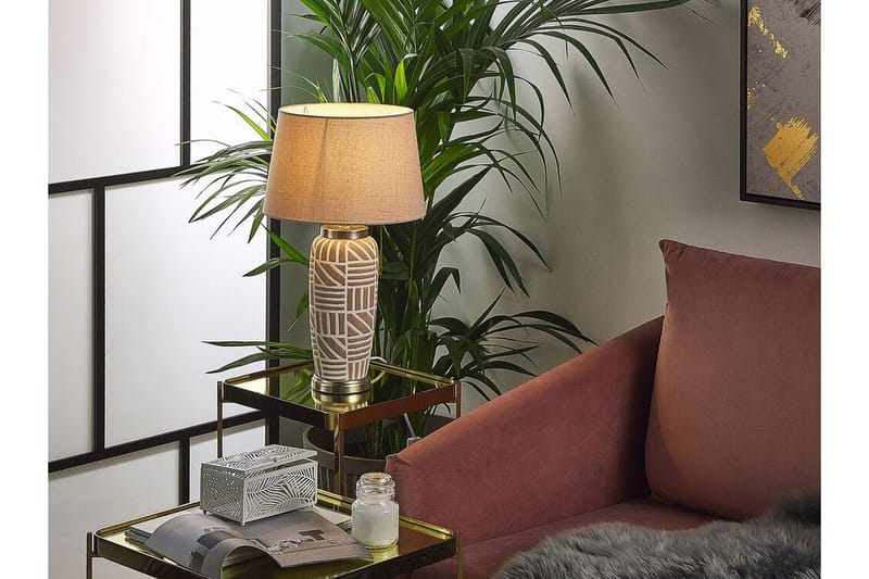 Traisen Bordlampe - Beige - Belysning - Innendørsbelysning & Lamper - Bordlampe