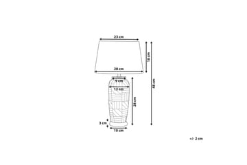 Traisen Bordlampe - Beige - Belysning - Innendørsbelysning & Lamper - Bordlampe