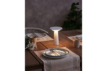 Bukada LED Bordlampe 19 cm - Hvit - Belysning - Innendørsbelysning & Lamper - Bordlampe