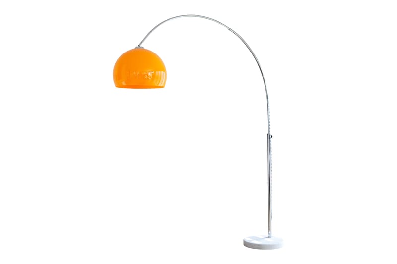 Buelampe 208 cm Oransje - Lamper gang - Gulvlampe