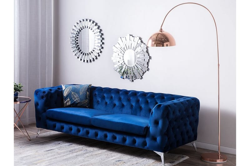 Gulvlampe Candella 160 cm, Kobber