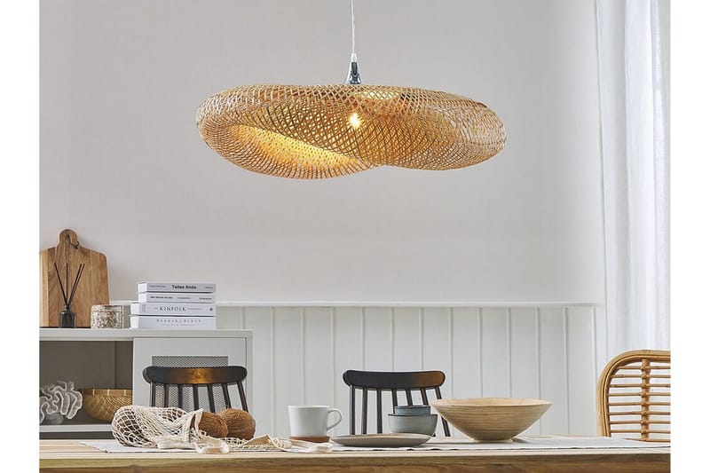 Boyne Taklampe Liten - Bambus / Lysebrun - Belysning - Innendørsbelysning & Lamper - Designerlampe - Trådlampe
