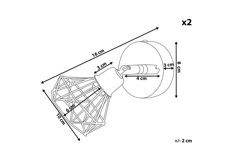 Ermana Spotlight 2 stk G9 - Gull - Belysning - Innendørsbelysning & Lamper - Lamper gang