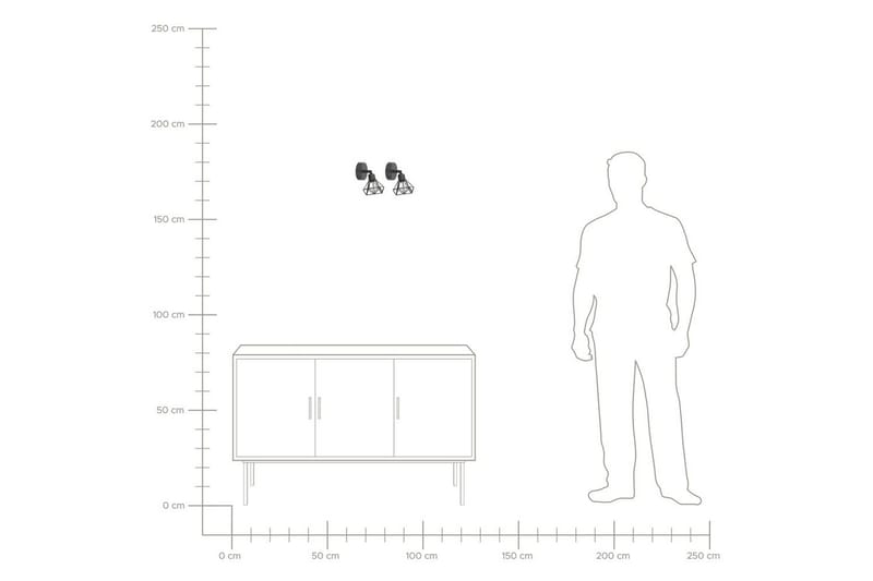 Ermana Spotlight 2 stk G9 - Svart - Belysning - Innendørsbelysning & Lamper - Lamper gang