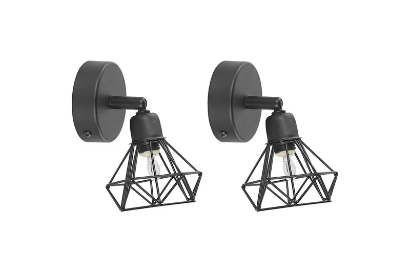 Ermana Spotlight 2 stk G9, Svart