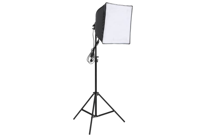 Studiobelysningssett med stativ og softboks - Hvit - Fotobelysning & studiobelysning