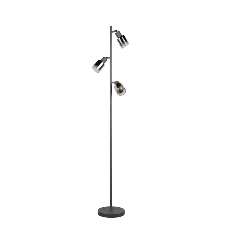 Golvlampa TRIO Cadiz Trio Lighting Black, Chrome - Belysning - Innendørsbelysning & Lamper - Gulvlampe
