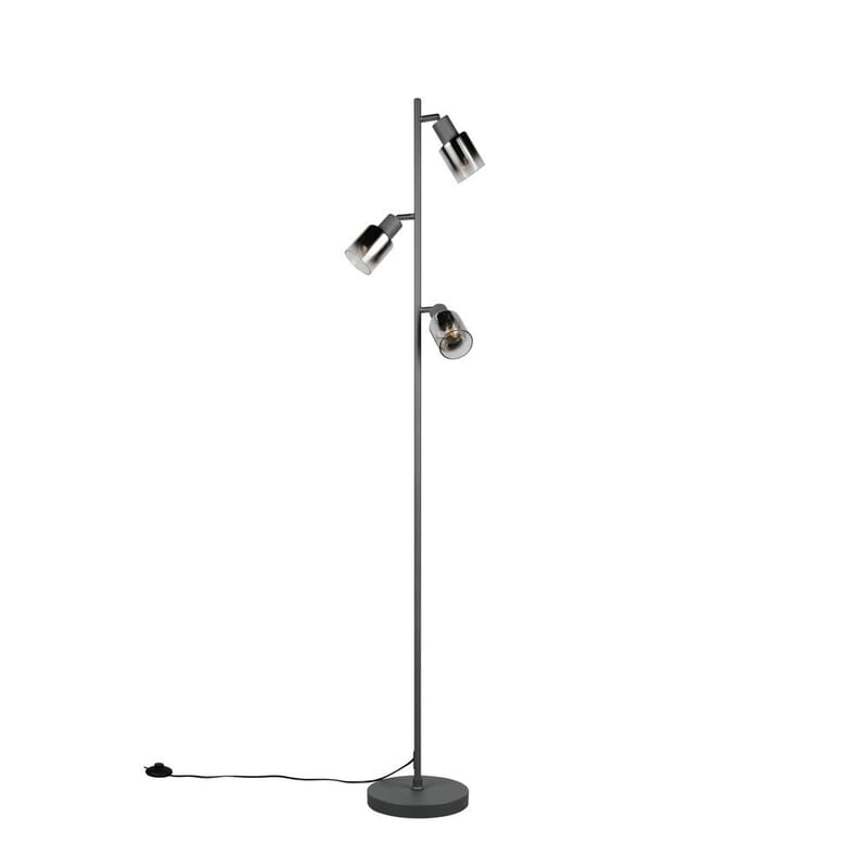 Golvlampa TRIO Cadiz Trio Lighting Black, Chrome - Belysning - Innendørsbelysning & Lamper - Gulvlampe