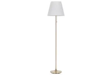 Golvlampor Mässing, Vit - Belysning - Innendørsbelysning & Lamper - Gulvlampe