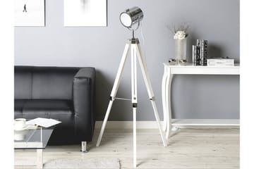 Alzette Gulvlampe 143 cm - Hvit - Belysning - Innendørsbelysning & Lamper - Gulvlampe