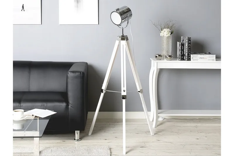 Alzette Gulvlampe 143 cm, Hvit