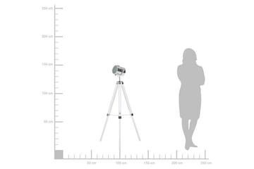 Alzette Gulvlampe 143 cm - Hvit - Belysning - Innendørsbelysning & Lamper - Gulvlampe