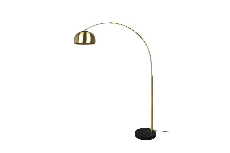 Argentina Gulvlampe E27 Mattmessing - Belysning - Innendørsbelysning & Lamper - Gulvlampe