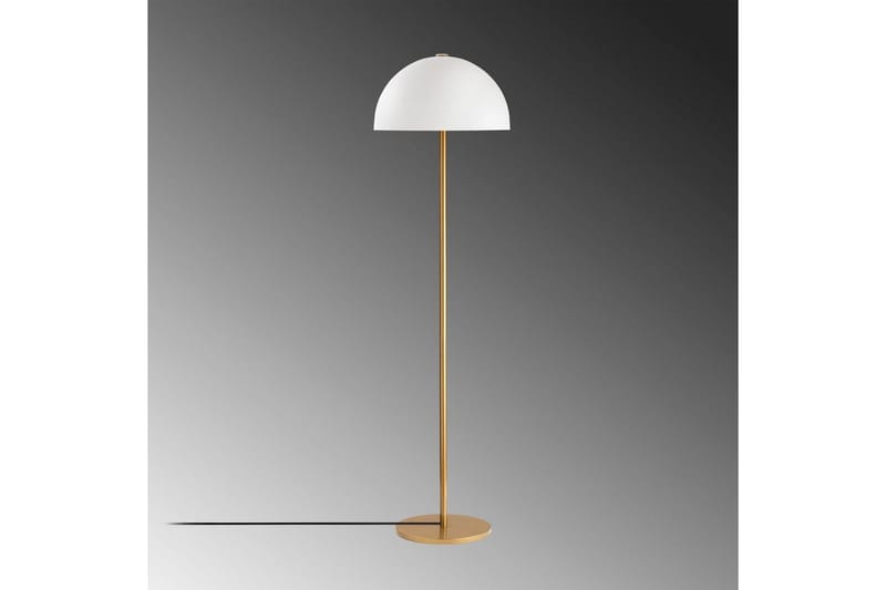Gulvlampe Blandet Gull Hvit - Gull Hvit - Belysning - Innendørsbelysning & Lamper - Gulvlampe