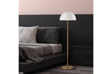 Gulvlampe Blandet Gull Hvit - Gull Hvit - Belysning - Innendørsbelysning & Lamper - Gulvlampe