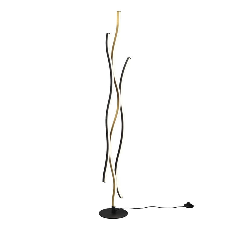 Gulvlampe Blaze - Matt messing - Belysning - Innendørsbelysning & Lamper - Gulvlampe