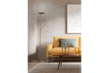 Brantford LED-Gulvlampe Antikk Messing - Trio Lighting - Belysning - Innendørsbelysning & Lamper - Gulvlampe