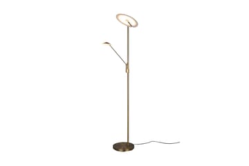 Brantford LED-Gulvlampe Antikk Messing - Trio Lighting - Belysning - Innendørsbelysning & Lamper - Gulvlampe