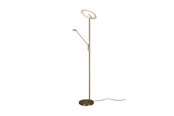 Brantford LED-Gulvlampe Antikk Messing - Trio Lighting - Belysning - Innendørsbelysning & Lamper - Gulvlampe