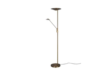 Brantford LED-Gulvlampe Antikk Messing - Trio Lighting - Belysning - Innendørsbelysning & Lamper - Gulvlampe