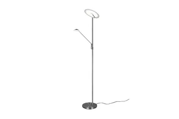 Brantford LED-Gulvlampe Børstet Stål - Belysning - Innendørsbelysning & Lamper - Gulvlampe