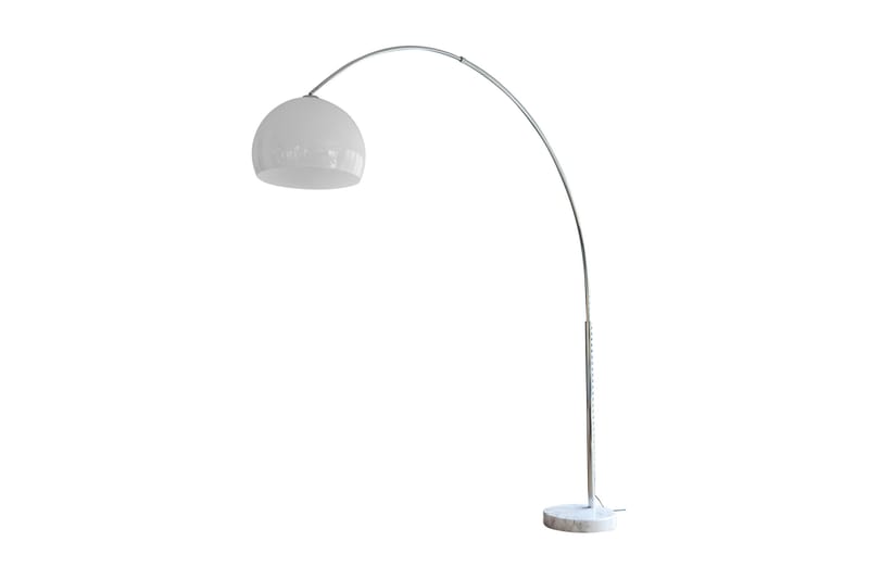 Buelampe 230 cm hvit/plast - Lamper gang - Gulvlampe