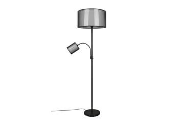 Burton Gulvlampe Lukuvalolla E27+E14 Mattsvart - Belysning - Innendørsbelysning & Lamper - Gulvlampe