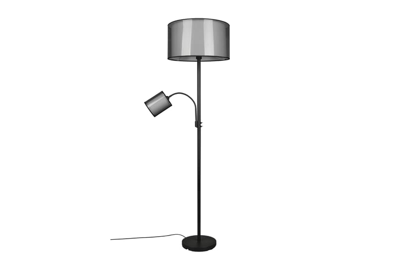 Burton Gulvlampe Lukuvalolla E27+E14 Mattsvart - Belysning - Innendørsbelysning & Lamper - Gulvlampe