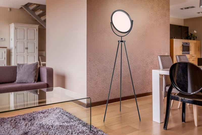 CARL Gulvlampe - Svart - Belysning - Innendørsbelysning & Lamper - Gulvlampe