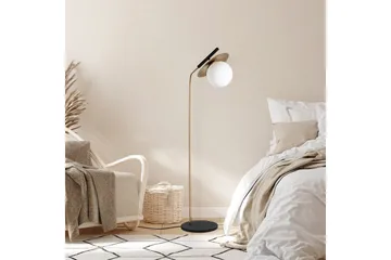 Gulvlampe Cartin Gull - Gull - Belysning - Innendørsbelysning & Lamper - Gulvlampe